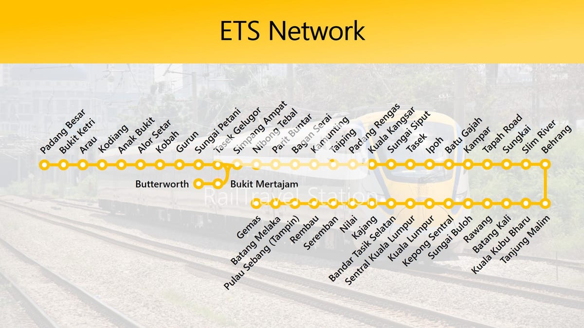 რუკა ets მარშრუტის რუკას, მალაიზია