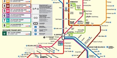 მალაიზიაში mrt რუკა 2016